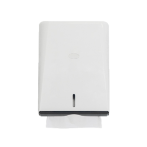 distributeur d'essuie-mains blanc feuille à feuille plié z