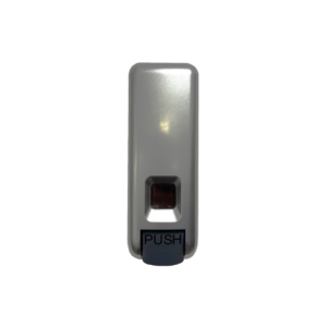 distributeur de gel hydroalcoolique gris format 500ml vue de face