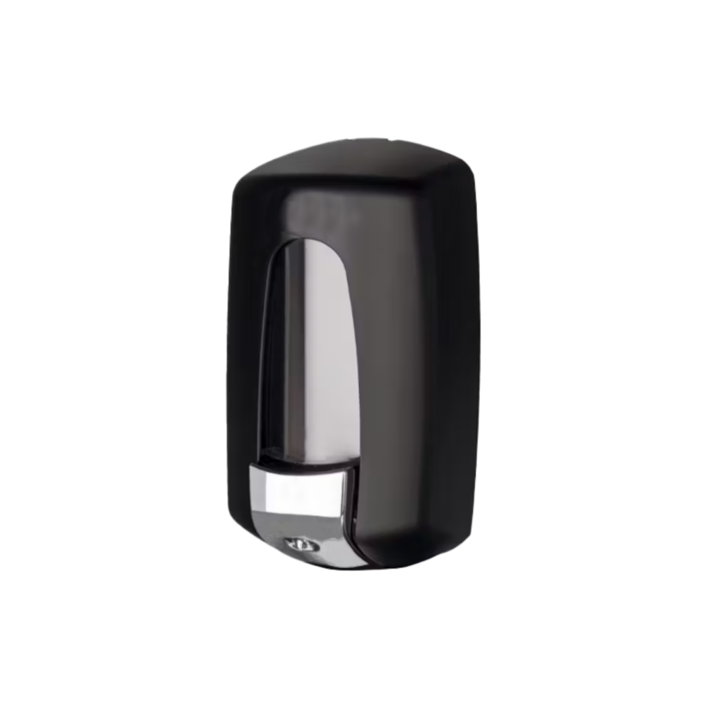 Distributeur mural de savon liquide à remplir noir mat